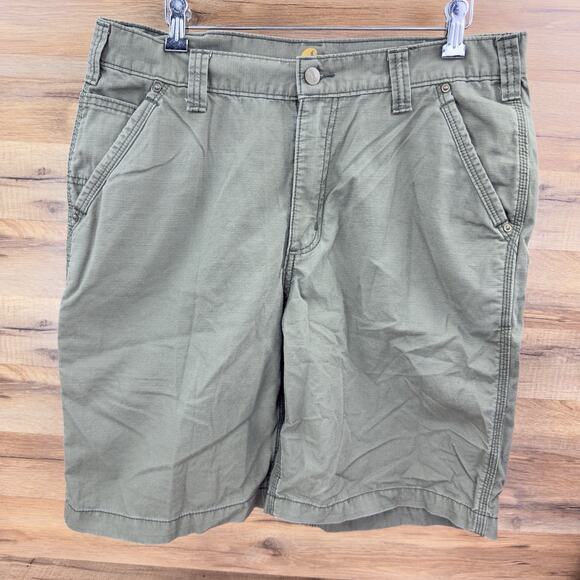 Carhartt Shorts Men's 34 Pockets Chino Outdoors Workwear Relaxed Fit - Picture 1 of 7